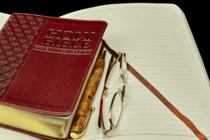 39375896 - bible personal journal pen glasses
